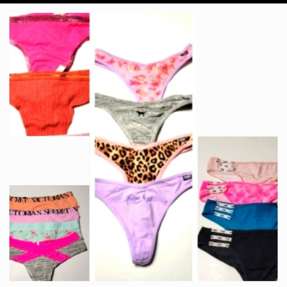 Nwot Victoria´s Secret thongs M logo